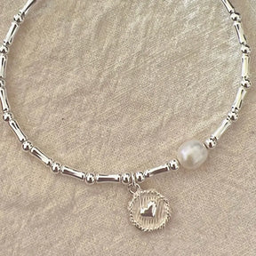 Bracelet Argent Love Scintillant