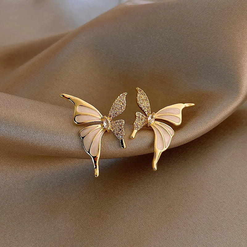 Boucles d’Oreilles Papillon avec Zircone