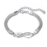 Bracelet Infini Sertie de Zircon
