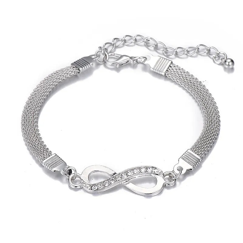 Bracelet Infini Sertie de Zircon