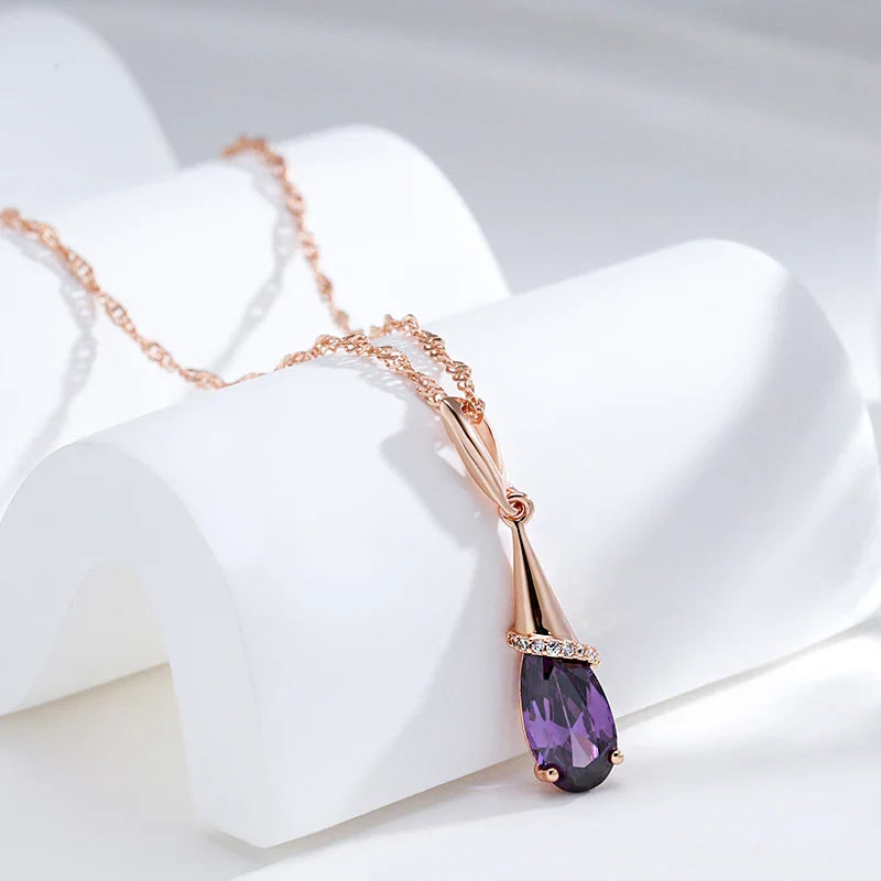 Collier Empire Sertie de Zirconium