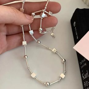 Collier Argent Vintage Romain