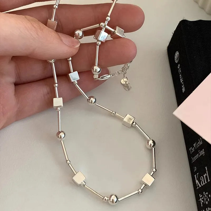 Collier Argent Vintage Romain
