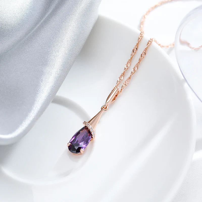 Collier Empire Sertie de Zirconium