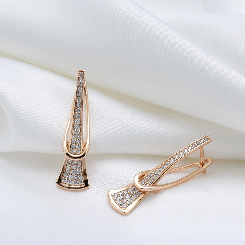 Boucle d’Oreille Romaine avec Zircone
