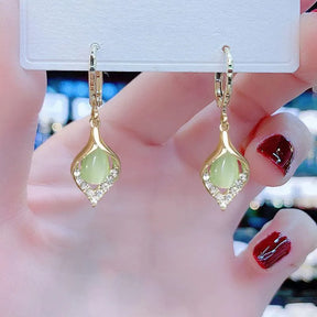 Boucle d’oreille Créole en Or sertie de Zirconia