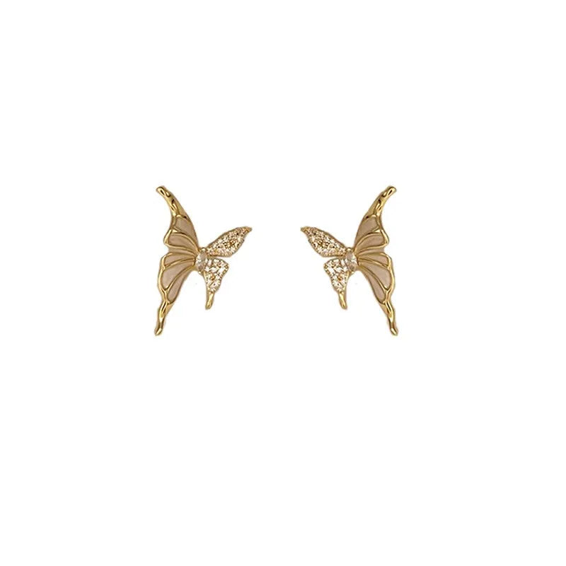 Boucles d’Oreilles Papillon avec Zircone