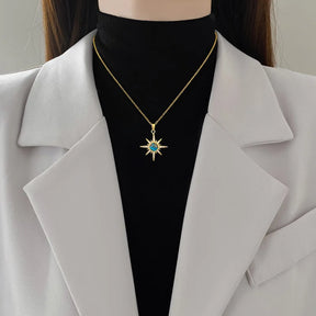 Collier Planète Étoilée 18K