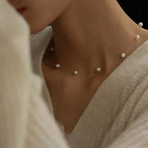 Collier Perles Délicates 18K
