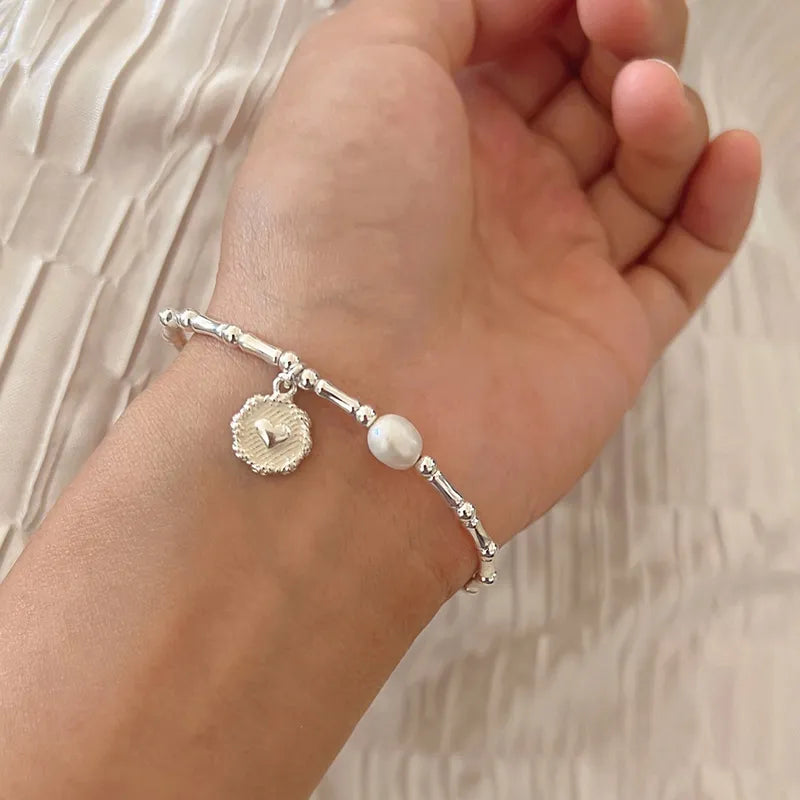 Bracelet Argent Love Scintillant