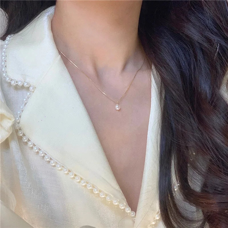 Collier Perle Scintillante