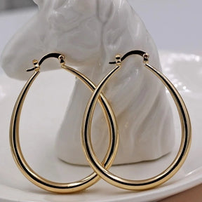 Boucles D’oreilles Créoles en Or 18 carats