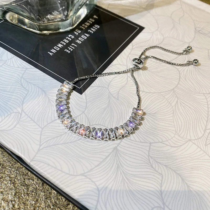Bracelet Incrusté de Zircone Luxury