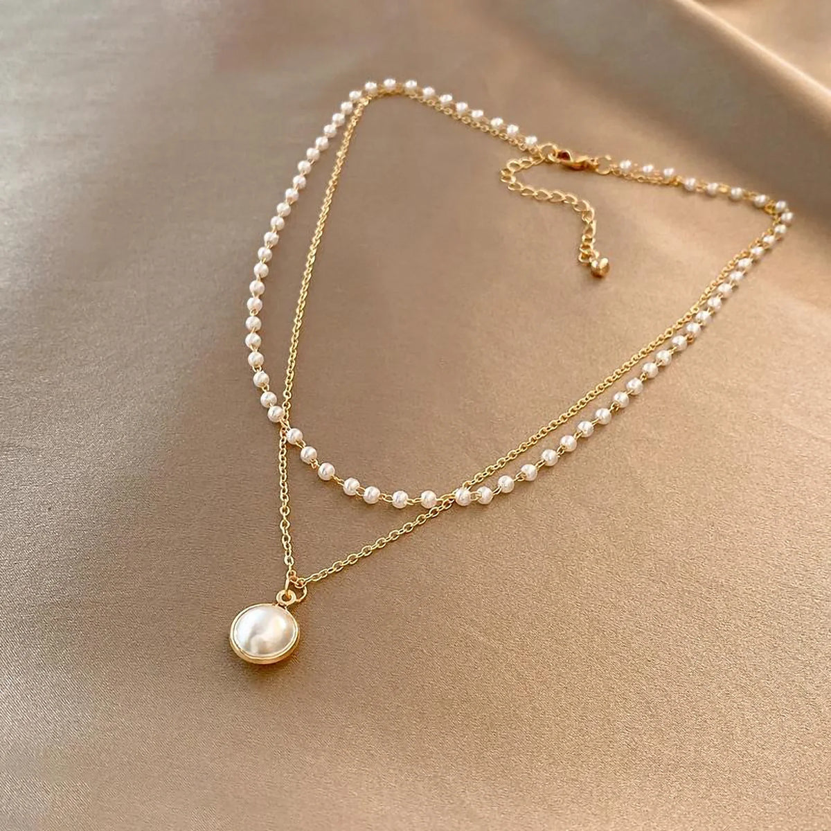 Collier Perlé Or 18K