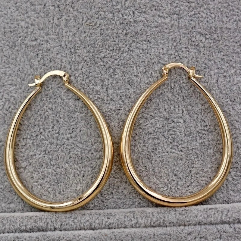 Boucles D’oreilles Créoles en Or 18 carats