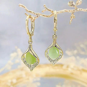 Boucle d’oreille Créole en Or sertie de Zirconia
