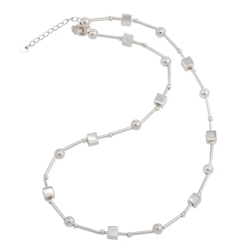 Collier Argent Vintage Romain