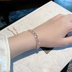 Bracelet Incrusté de Zircone Luxury