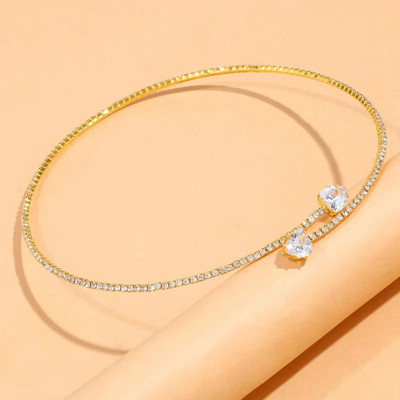 Collier Double Cœur