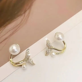 Boucles d’Oreilles Sea Nacré en Or 18K