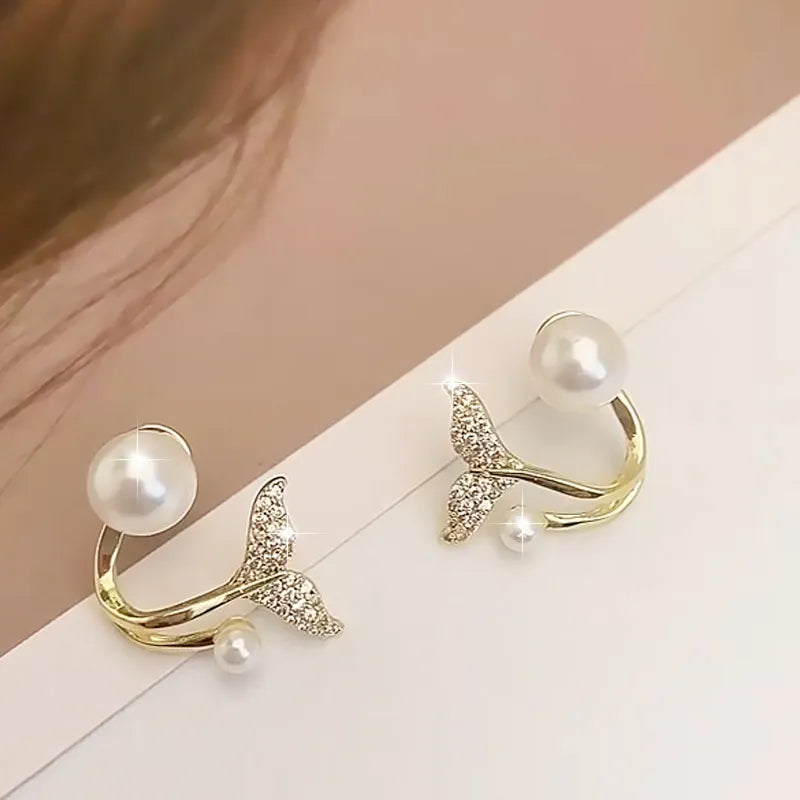 Boucles d’Oreilles Sea Nacré en Or 18K