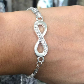 Bracelet Infini Sertie de Zircon