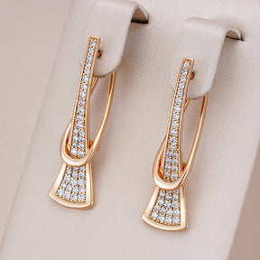 Boucle d’Oreille Romaine avec Zircone