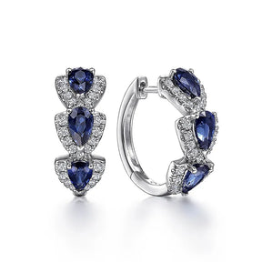 Boucles d’Oreilles Créoles Élégantes avec Pierres de Zirconium