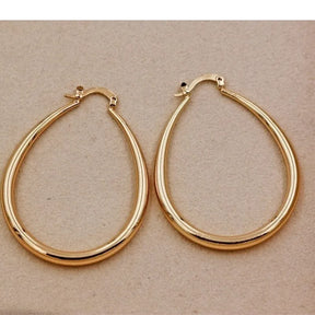 Boucles D’oreilles Créoles en Or 18 carats
