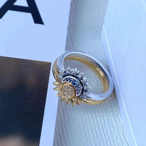Bague Lune Soleil Radieuse