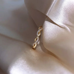 Bague Luxury en Or sertie de Zircon