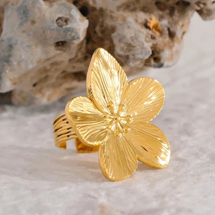 Bague Ajustable Fleur Radieuse
