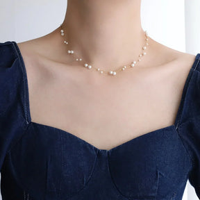 Ce Collier Double de Perles Glamour