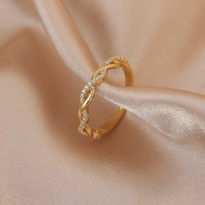 Bague Luxury en Or sertie de Zircon