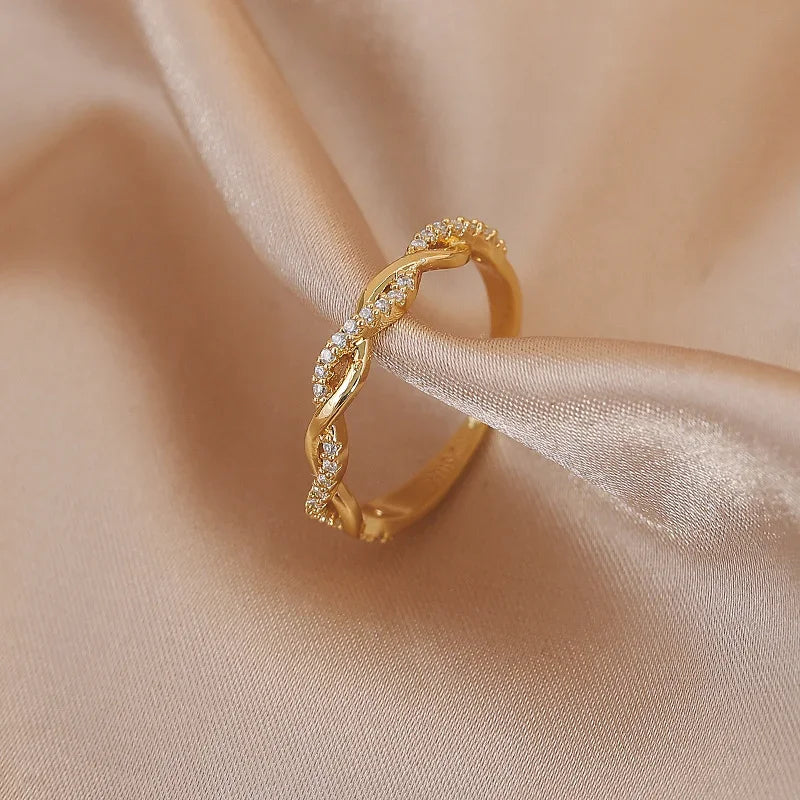 Bague Luxury en Or sertie de Zircon