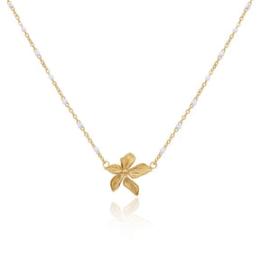 Collier Feuille Vintage