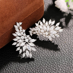 Boucles d’oreilles de Luxe avec Pierres en Zircon