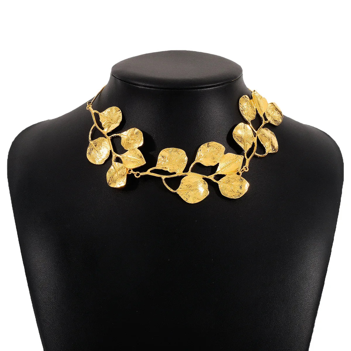 Collier Feuilles d’Or Vintage